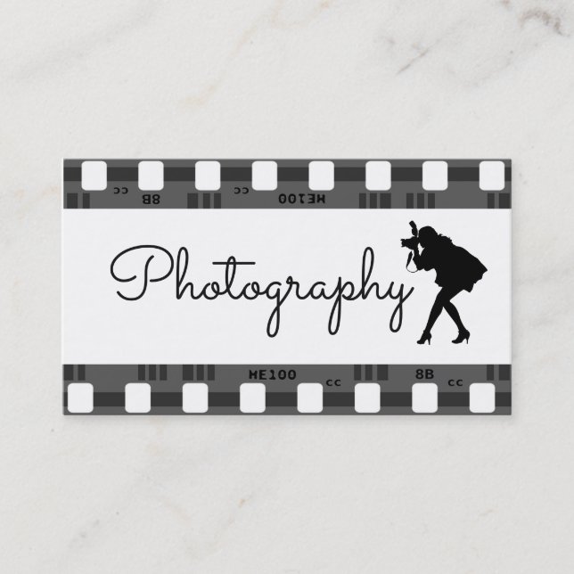 Visitenkarte/Fotografie Terminkarte (Vorderseite)