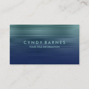 Visitenkarte für aquamarine und Navy Strips