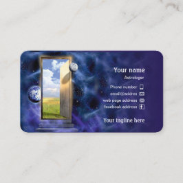 Visitenkarte für Astrologen