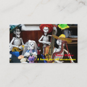 Visitenkarte für Bänder