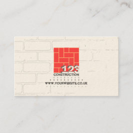 Visitenkarte für Bauunternehmen