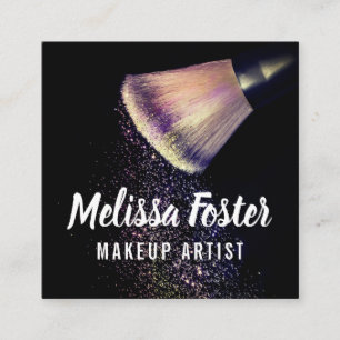 Visitenkarte für benutzerdefinierte Makeup-Künst