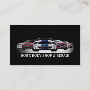 Visitenkarte für den Body Shop und die Reparatur