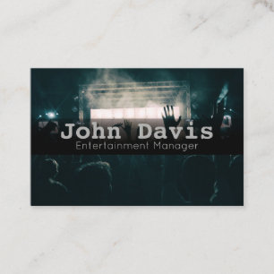 Visitenkarte für den Entertainment Manager