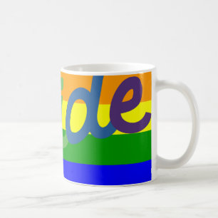 Visitenkarte für den Regenbogen Kaffeetasse