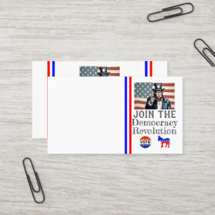 Visitenkarte für die Demokratische Revolution