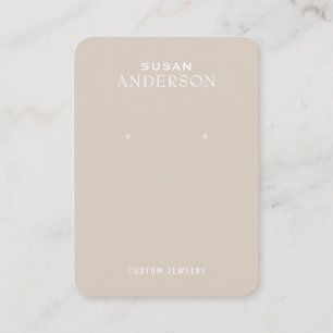 Visitenkarte für die Minimalistische Ohranzeige