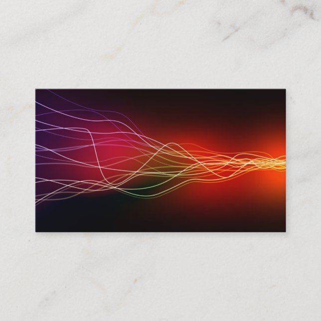 Visitenkarte für DJ, Elektriker, Verein, Förderer (Vorderseite)