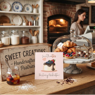 Visitenkarte für einen maßgeschneiderten Konditors