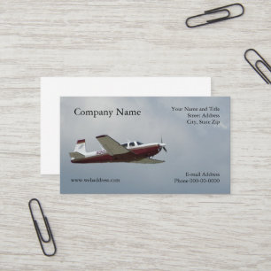 Visitenkarte für einmotorige Flugzeuge