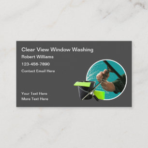 Visitenkarte für Fensterwaschanlagen