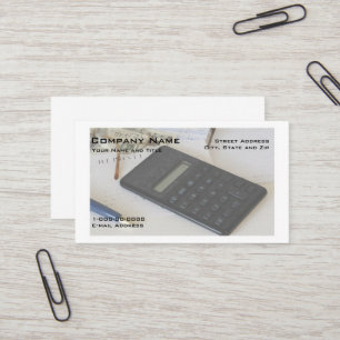 Visitenkarte für Finanzplaner