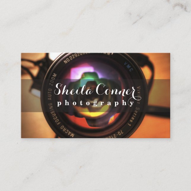 Visitenkarte für Fotografen (Vorderseite)