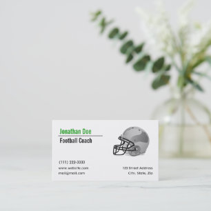 Visitenkarte für Fußball-Coach