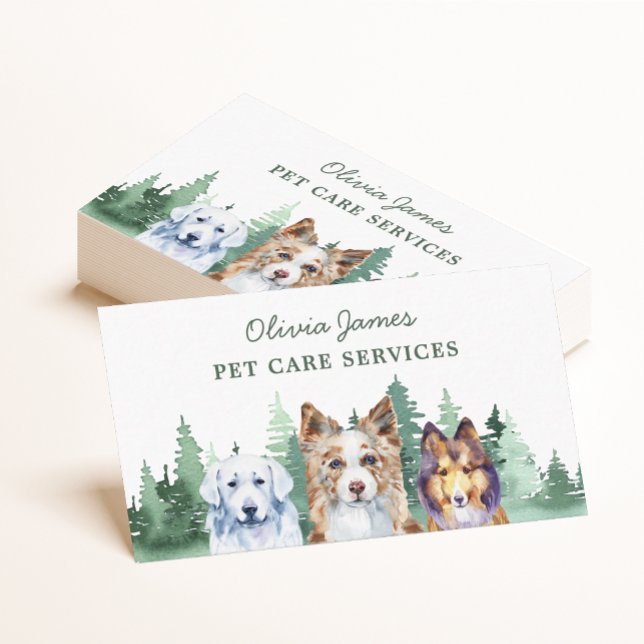 Visitenkarte für Haustiere zu Fuß (Von Creator hochgeladen)