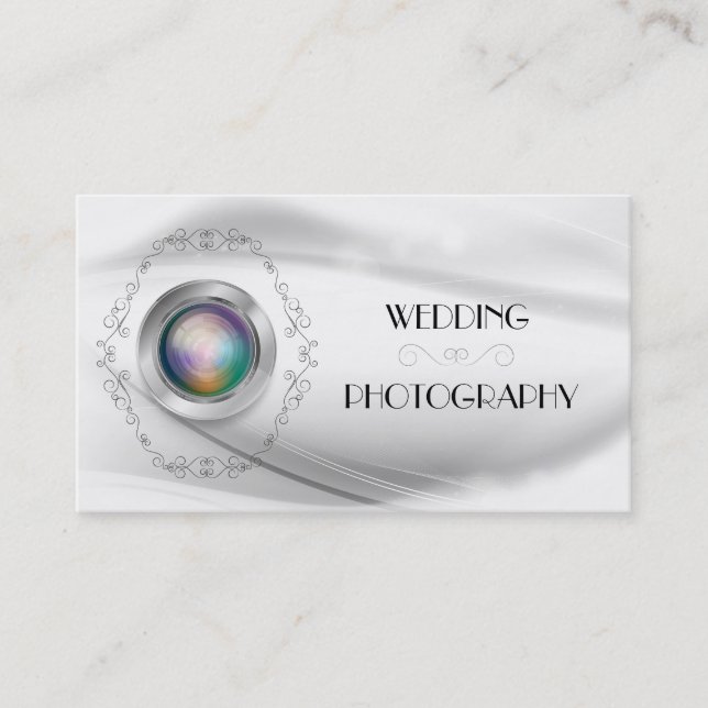 Visitenkarte für Hochzeitfotografen (Vorderseite)