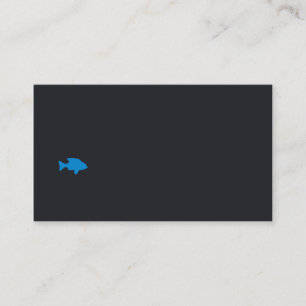 Visitenkarte für Meeresfrüchte, Aquarium,