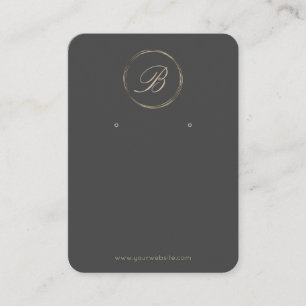 Visitenkarte für Minimalistische Monogramm-Ohranze