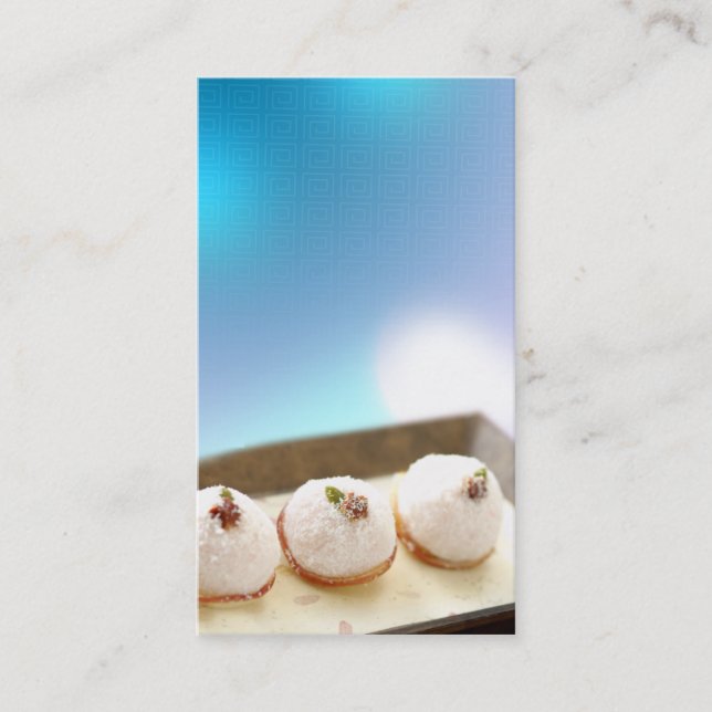 Visitenkarte für Nahrung (Vorderseite)