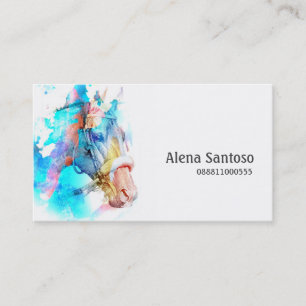 Visitenkarte für Pferde