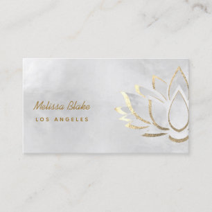 Visitenkarte für Silberlotus