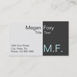 Visitenkarte für Talente