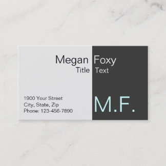 Visitenkarte für Talente