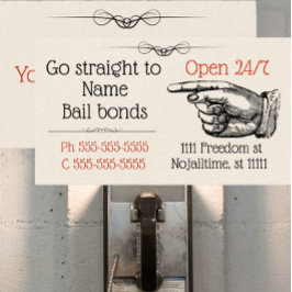 Visitenkarte für viktorianische Bonds