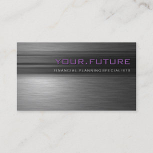 VISITENKARTE:: futuristisches modernes Metall L5 Visitenkarte