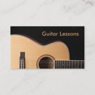 Visitenkarte: Gitarren-Lektionen Visitenkarte
