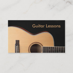 Visitenkarte: Gitarren-Lektionen Visitenkarte