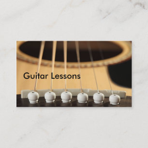 Visitenkarte: Gitarren-Lektionen Visitenkarte