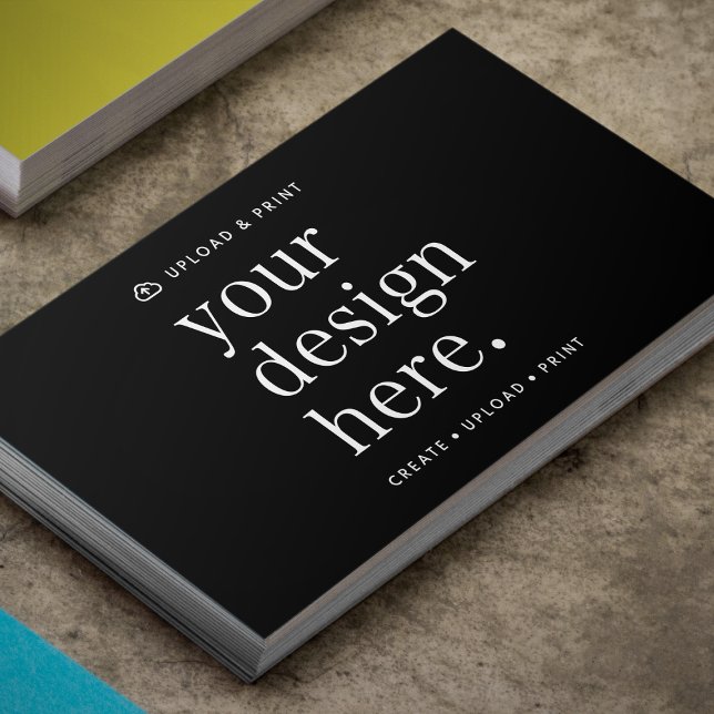 Visitenkarte Ihr Design Upload (Your own card creation, simply upload your photo or design artwork from Photoshop, Canva & more!)
