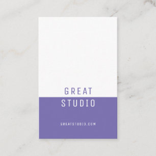 Visitenkarte im minimalistischen Stil
