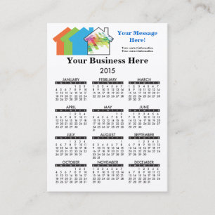 Visitenkarte-Kalender RealtyMart Visitenkarte