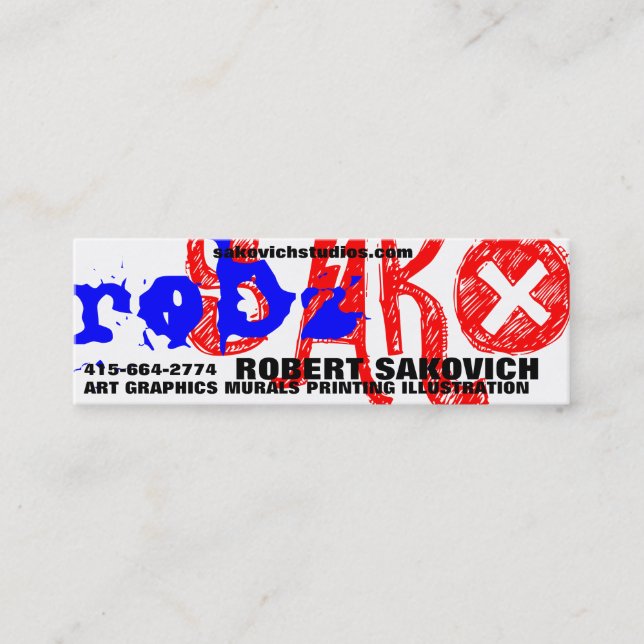 Visitenkarte klein (Vorderseite)