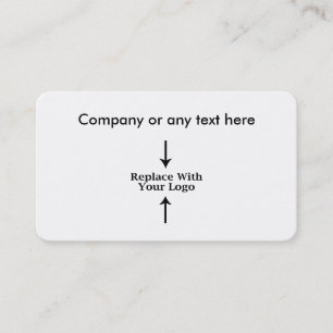 Visitenkarte-Logo-Schablone Visitenkarte