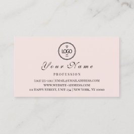 Visitenkarte Makeup Artist Logo Esthetican QR Terminkarte