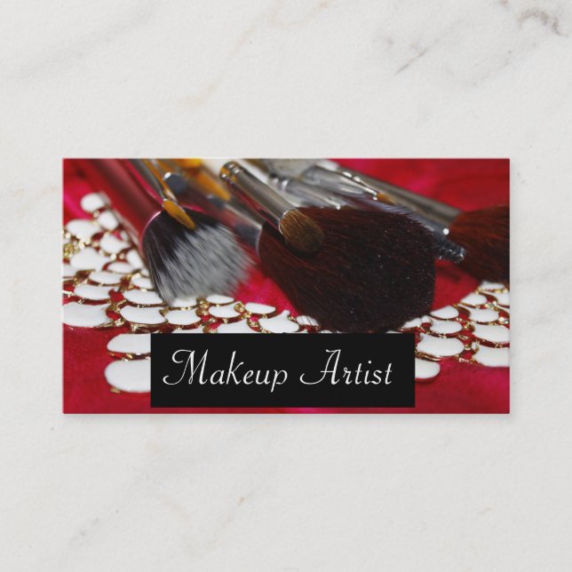 Visitenkarte/Makeup-Künstler Visitenkarte (Vorderseite)