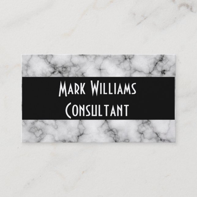 Visitenkarte/Marmor Terminkarte (Vorderseite)