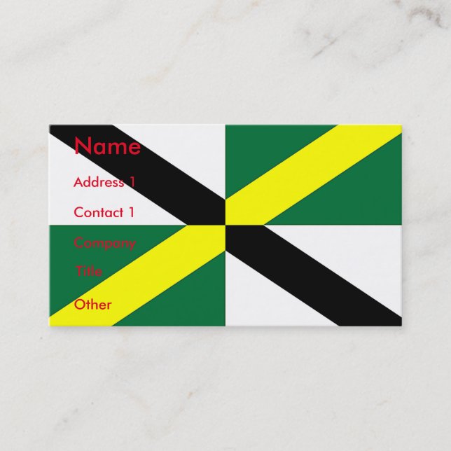Visitenkarte mit Flagge von Monterey, Kalifornien (Vorderseite)