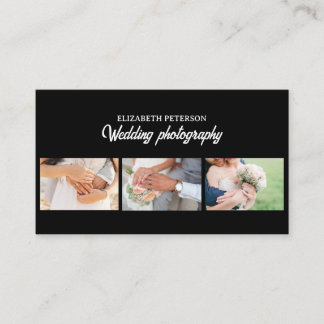 Visitenkarte mit Foto Hintergrund.