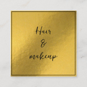 Visitenkarte mit goldenem Hintergrund