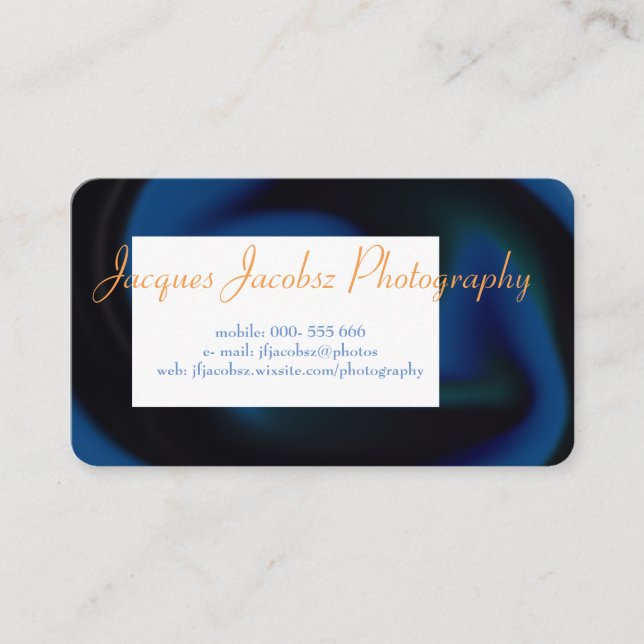 Visitenkarte mit Hintergrund der Retro-Gefärbte Kr (Vorderseite)