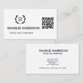 Visitenkarte mit QR-Code