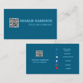 Visitenkarte mit QR-Code