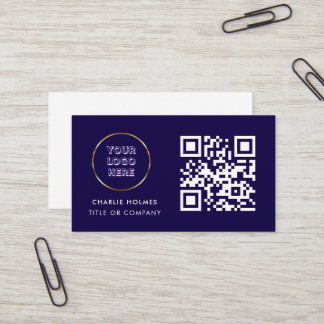 Visitenkarte mit QR-Code
