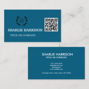 Visitenkarte mit QR-Code