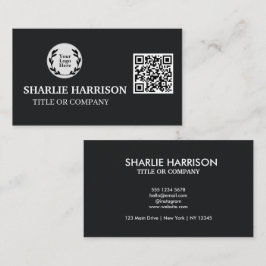 Visitenkarte mit QR-Code