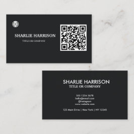 Visitenkarte mit QR-Code